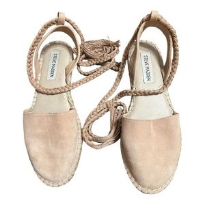 Steve Madden Tan Espadrille Shoes 7.5 M